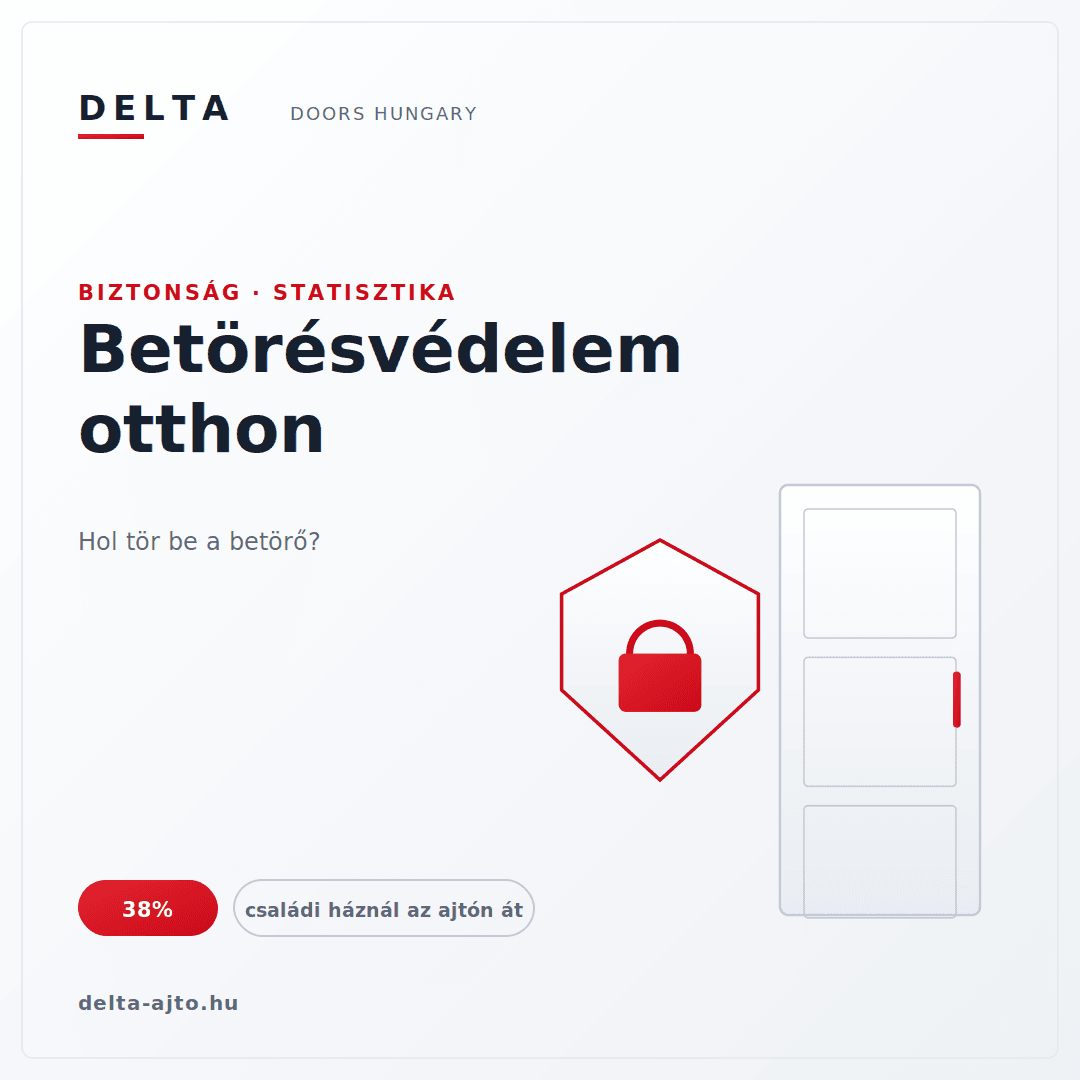 Betörésvédelem otthon: hol tör be a betörő, és hogyan véd a biztonsági ajtó?