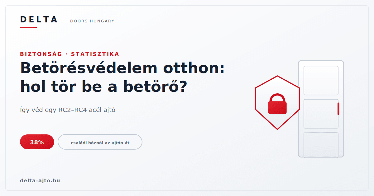 Betörésvédelem otthon: hol tör be a betörő, és hogyan véd a biztonsági ajtó?