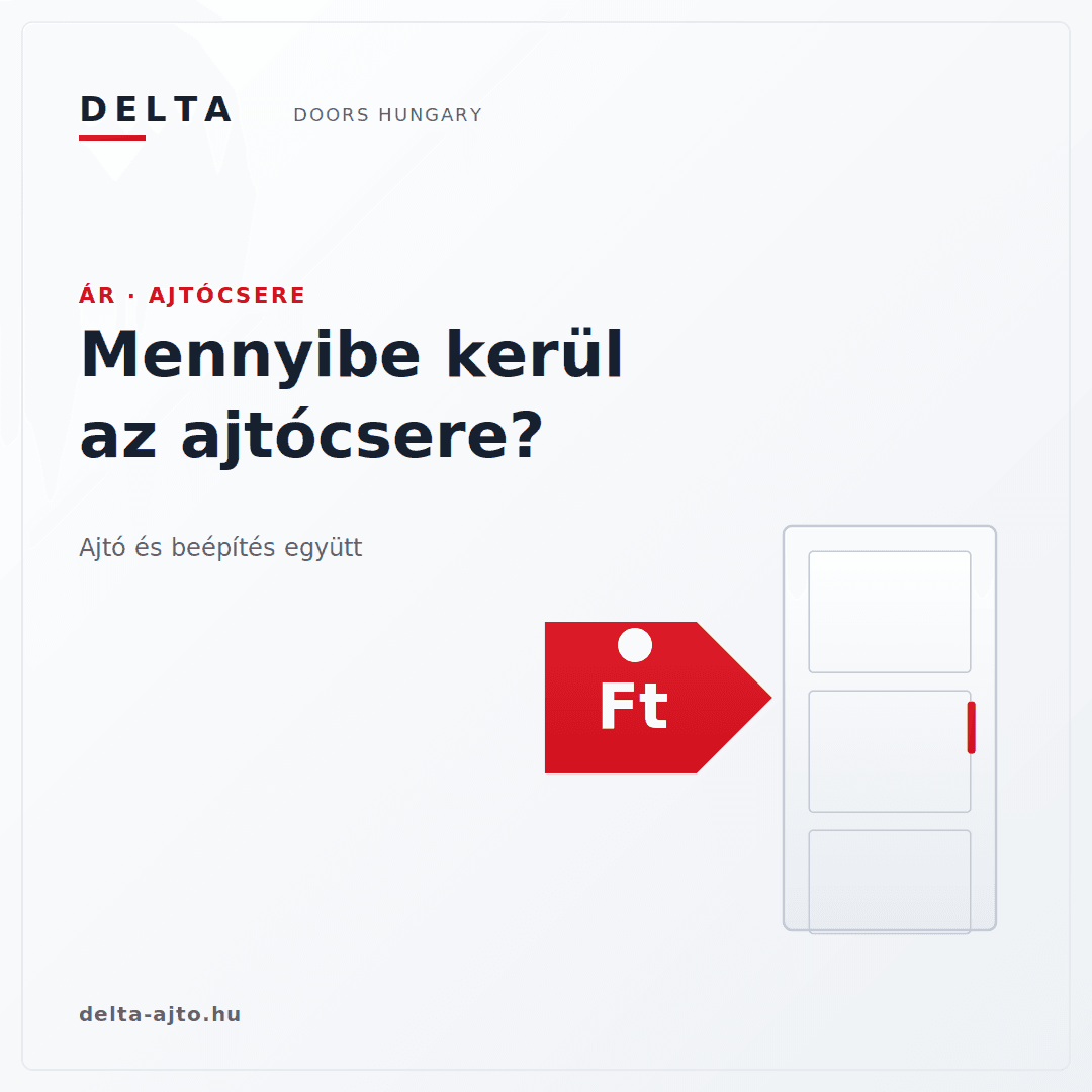 Mennyibe kerül egy bejárati ajtó csere beépítéssel?