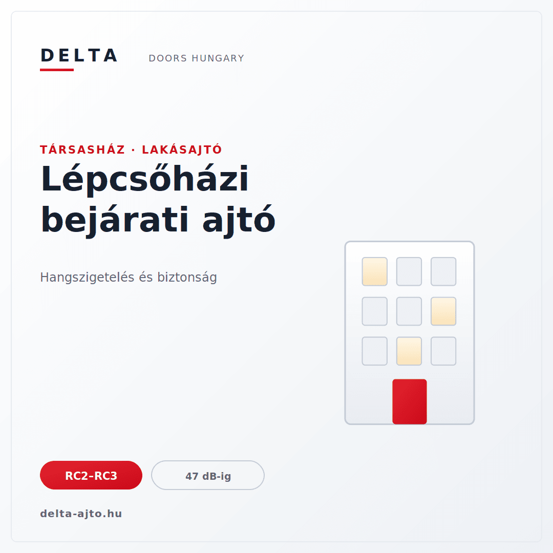Lépcsőházi bejárati ajtó: mit kell tudni a társasházi lakásajtóról?