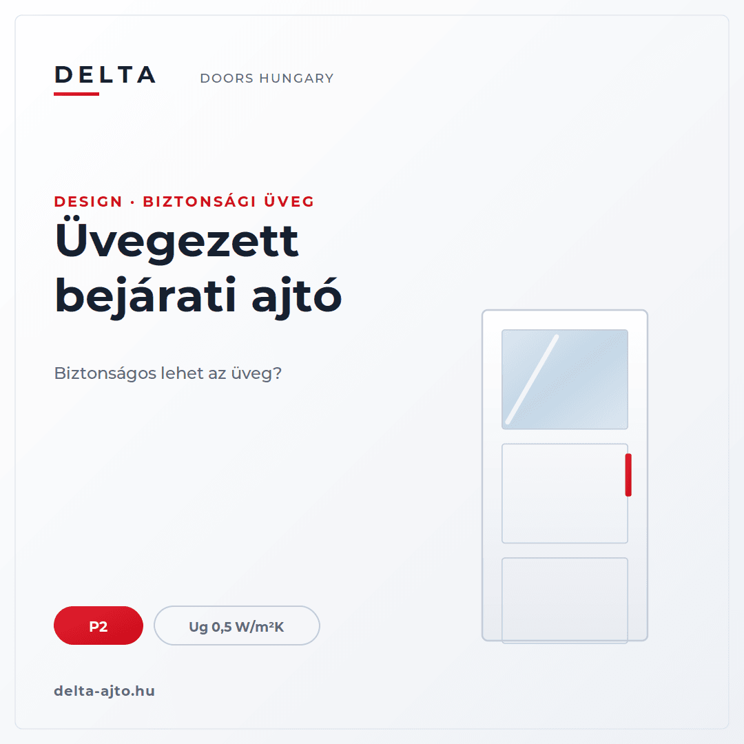 Üvegezett bejárati ajtó: biztonságos lehet az üveg?
