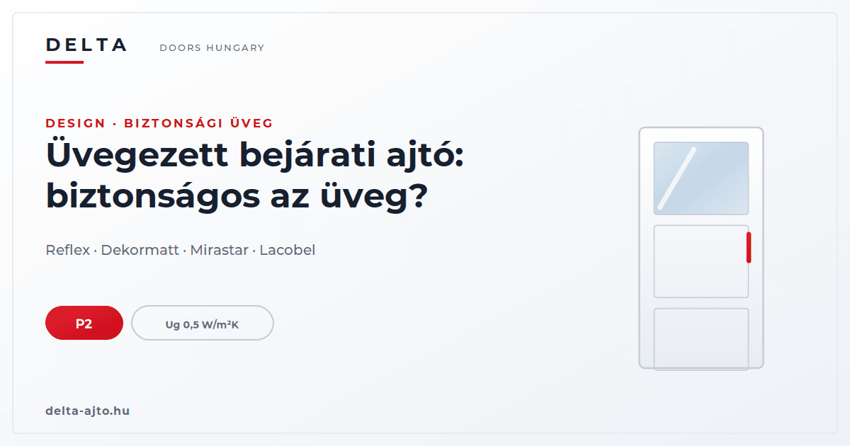 Üvegezett bejárati ajtó: biztonságos lehet az üveg?